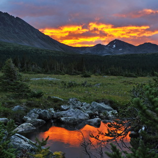 Jasper NP - Tonquin Valley - Sunrise